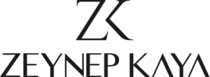 ZK Zeynep Kaya Logo Siyah
